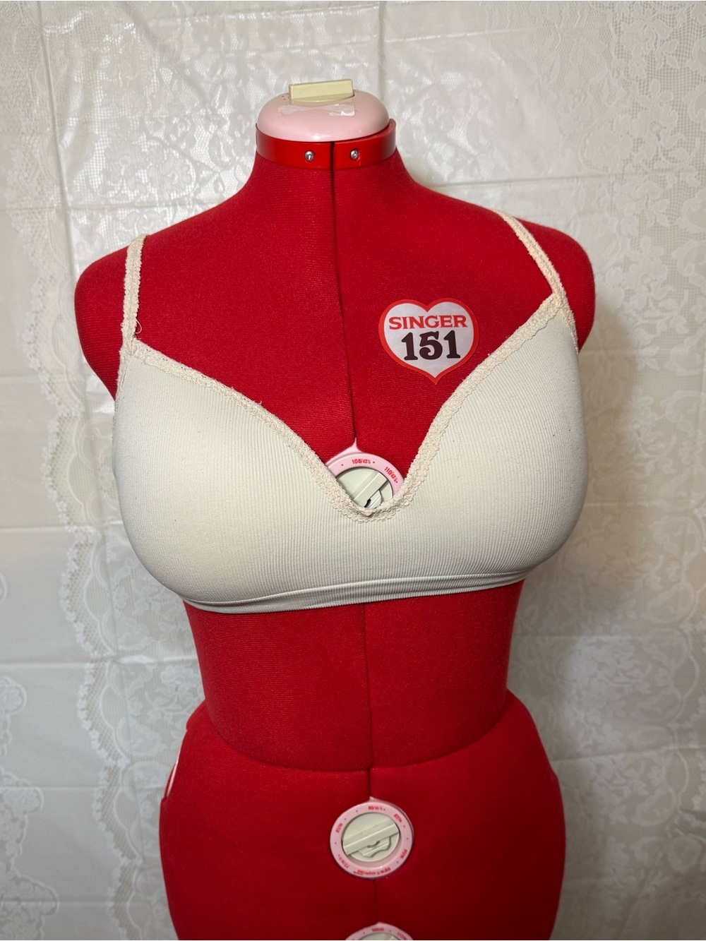 Victoria's Secret Cream Seamless Light Support Bralette